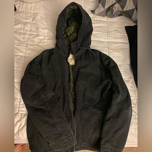 Used  navy colored Hollister jacket